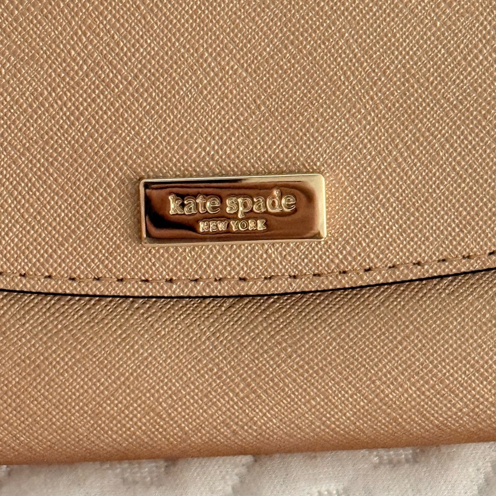 Kate Spade Metallic Gold Wallet